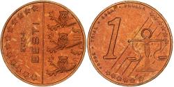 World Coins - Estonia, Euro Cent, Fantasy euro patterns, Essai-Trial, Proof, 2004, Copper