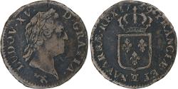 World Coins - France, Louis XV, Sol à la vieille tête, 1769, Besançon, Copper,
