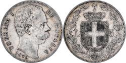 World Coins - Italy, Umberto I, 5 Lire, 1879, Rome, Silver, , KM:20