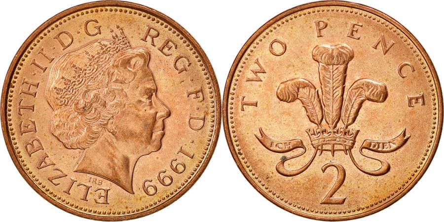 Great Britain Elizabeth II 2 Pence 1999 British Royal Mint great-britain-elizabeth-ii-2-pence-1999-british-royal-mint