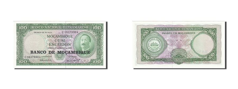 World Coins - Mozambique, 100 Escudos, 1976, 1961-03-27, KM:117a, UNC(65-70)