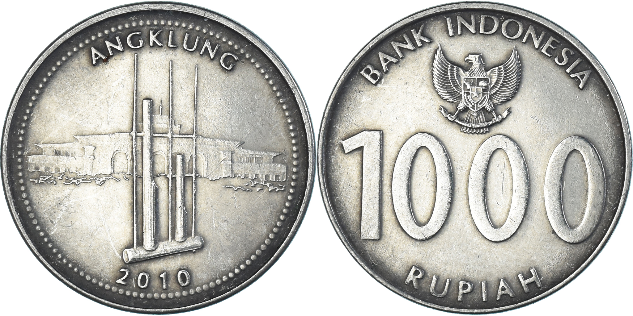 Coin, Indonesia, 1000 Rupiah, 2010 | Asian and Middle Eastern Coins