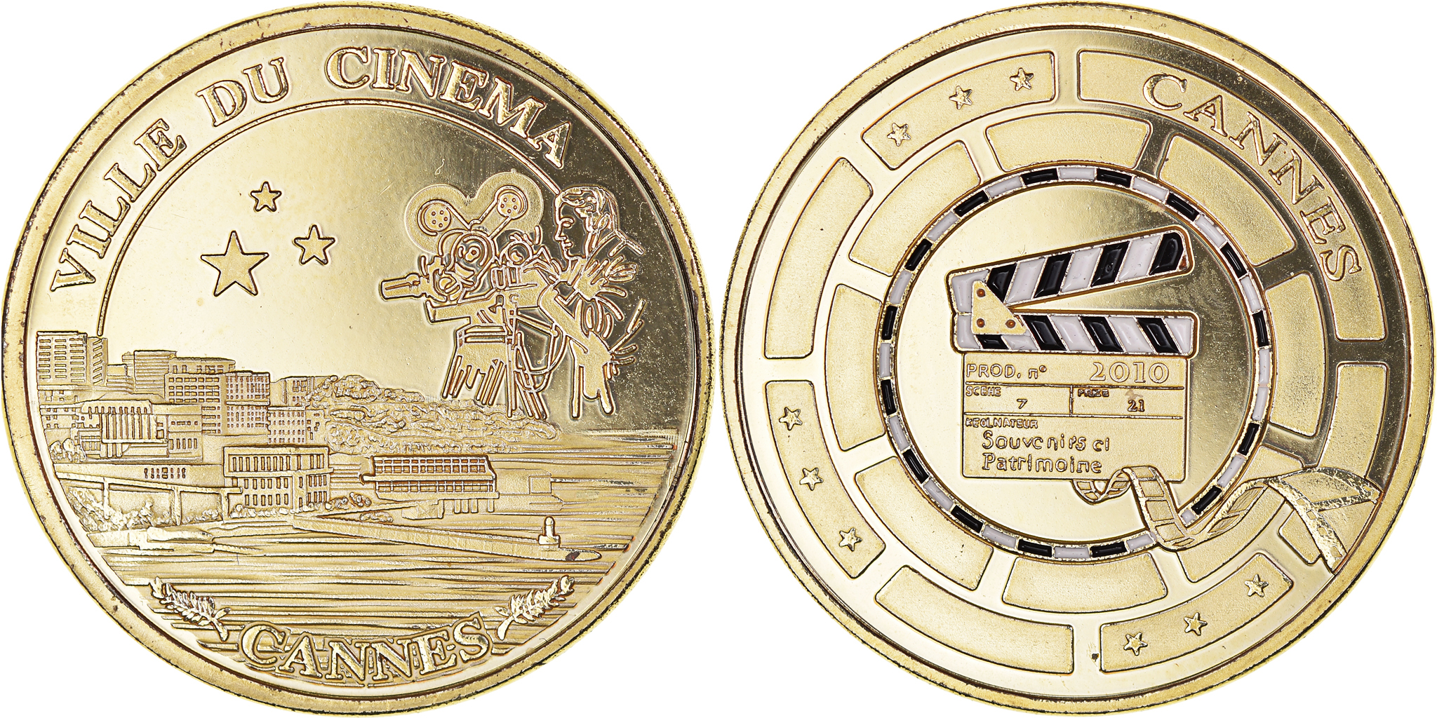 France, Token, Touristic token, Cannes, Ville du Cinéma, | Tokens & Medals