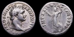 Ancient Coins - Domitian Denarius - IMP XXI COS XV CENS P P P - 19 mm / 3,27 gr.