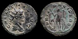 Ancient Coins - Gallienus Antoninianus - MARTI PACIFERO - 22 mm / 3.47 gr.