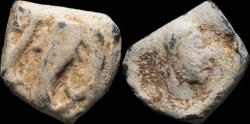 Ancient Coins - Ancient Hispania - Plomo Monetiforme, mining Series - 11 mm / 1.80 gr.