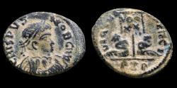 Ancient Coins - Crispus Barbarous - VIRTVS EXERCIT VOT XX - 17 mm / 2,53 gr.