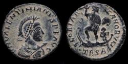 Ancient Coins - Valentinian II Follis - GLORIA ROMANORVM, Thessalonica - 22 mm / 4,69 gr.