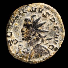 Ancient Coins - Gallienus Antoninianus - GERMANICVS MAX V - 21 mm / 3.01 gr.