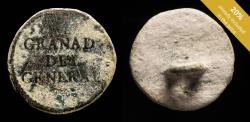 World Coins - Button Spanish Granaderos del General Independence War, 1808 - 16 mm.