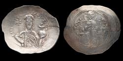 Ancient Coins - Alexius I Comnenus Aspron Trachy,  Constantinople. - 31,6 mm / 4,4 gr
