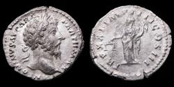 Ancient Coins - Marcus Aurelius Denarius - TR P XXII IMP IIII COS III - 19 mm / 2,95 gr.