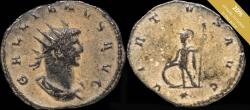 Ancient Coins - Gallienus Antoninianus - VIRTVS AVG - 20 mm / 2.51 gr.
