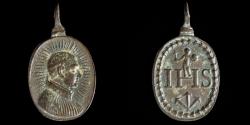 Ancient Coins - Religious medal, Nomina Sacra, XVI-XVII centuries - 28x16 mm.