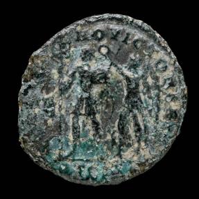 Ancient Coins - Constantius II Follis - HOC SIGNO VICTOR ERIS - 23 mm / 4,56 gr.