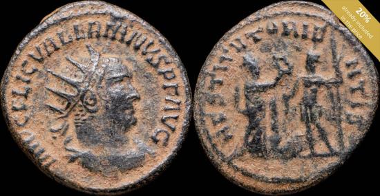 Ancient Coins - Valerian I Antoninianus - RESTITVT ORIENTIS - 21 mm / 3.88 gr.
