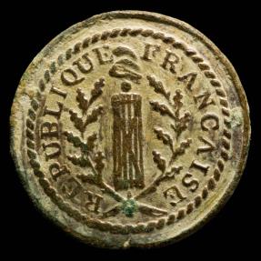Ancient Coins - Button Revolution Francaise (1789-1795) - 17 mm.
