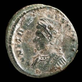 Ancient Coins - Constantine I - BEATA TRANQVILITAS, Lyon - 16 mm / 2.94 gr.