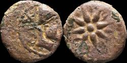 Ancient Coins - Malaca (Malaga) Ae Sextant - 13 mm / 1.86 gr.
