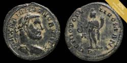 Ancient Coins - Maximianus Ae Follis - GENIO POPVLI ROMANI, London - 28 mm / 9.46 gr.