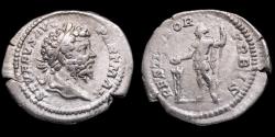 Ancient Coins - Septimius Severus Denarius - RESTITVTOR VRBIS - 20 mm /  3,10 gr.
