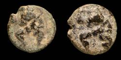 Ancient Coins - Ancient Hispania - Ebusus (Ibiza) Ae 1/8 Calco - 10 mm / 1.04 gr.