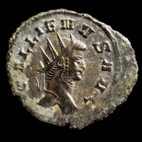 Ancient Coins - Gallienus Ae Antoninianus - FORTVNA REDVX - 23 mm / 2.70 gr.