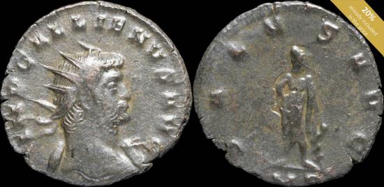 Ancient Coins - Gallienus Antoninianus - SALVS AVG - 21 mm / 2,66 gr.