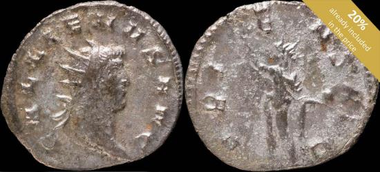 Ancient Coins - Gallienus Antoninianus - ORIENS AVG - 21 mm / 2.47 gr.