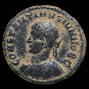 Ancient Coins - Constantine II - CAESARVM NOSTRORVM VOT X, Thessalonic - 18 mm / 2.94 gr.