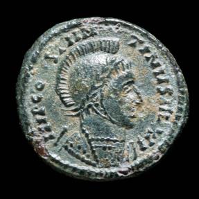Ancient Coins - Constantine I - VICTORIAE LAETAE PRINC PERP, Ticinum - 17 mm / 2.44 gr.