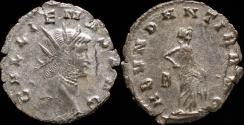 Ancient Coins - Gallienus Antoninianus -ABVNDANTIA AVG - 21 mm / 2.18 gr.