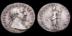 Ancient Coins - Trajan Denarius - COS V P P SPQR OPTIMO PRINC - 19 mm / 3,36 gr.
