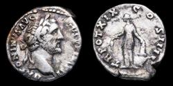 Ancient Coins - Antoninus Pius Denarius -TR POT XV COSIIII - 18 mm / 2,95 gr