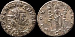 Ancient Coins - Claudius II Antoninianus - FIDES MILIT - 19 mm / 4.58 gr.