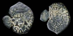 Ancient Coins - Philips IV, 4 Maravedis Granada on 4 Cornados navarra (Resello)- 22 mm / 2,58 gr.