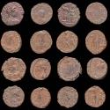Ancient Coins - Roman Empire Lot of 8 coins minted between the 3rd and 4th centuries AD.