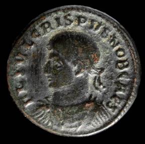 Ancient Coins - Crispus - CAESARES NOSTRORVM VOT X, Thessalonic - 17 mm / 3.32 gr.