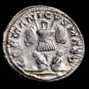 Ancient Coins - Gallienus Antoninianus - GERMANICVS MAX V - 23 mm / 4.07 gr