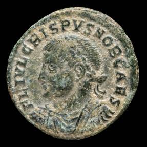 Ancient Coins - Crispus - PROVIDENTIAE CAESS, Antiochia - 19 mm / 2,32 gr.