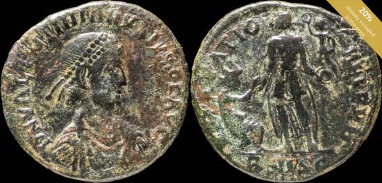 Ancient Coins - Valentinian I - REPARATIO REIPVB, Siscia - 23 mm / 4.50 gr.