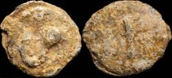 Ancient Coins - Ancient Hispania - Plomo Monetiforme, mining Series - 15 mm / 2.24 gr.