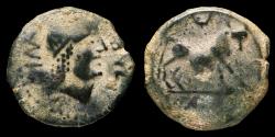 Ancient Coins - Ancient Hispania - Obulco - Porcuna (Jaén) AE Semis - 20 mm / 4,66 gr.