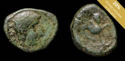 Ancient Coins - Ancient Hispania - Castulo, Cazlona (Jaen), Ae As - 27 mm / 10.21 gr.