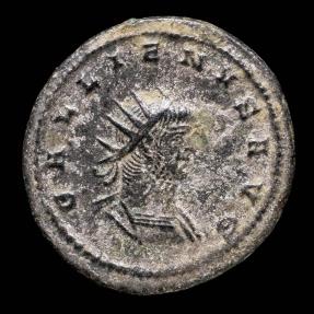 Ancient Coins - Gallienus Antoninianus - MARS VICTOR, Antioquia - 22 mm / 3.24 gr.