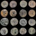 Ancient Coins - Roman Empire Lot of 8 coins minted between the 3rd and 4th centuries AD.
