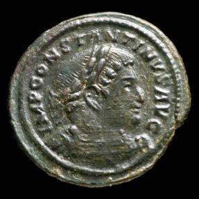 Ancient Coins - Constantine I Follis - SOLI INVICTO COMITI, Trier - 24 mm / 4.47 gr.