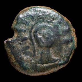 Ancient Coins - Ancient Hispania - Malaca (Malaga) Ae As - 24 mm / 9.09 gr.