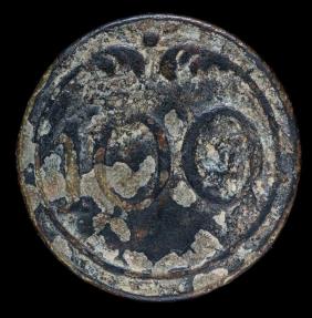 Ancient Coins - Button Military French, Regiment 100, Napoleonic Wars - 22mm.