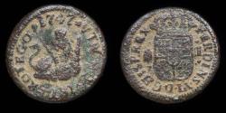 Ancient Coins - 1747, 1 Maravedi Philips V, Segovia Mint - 16 mm / 1,08 gr.